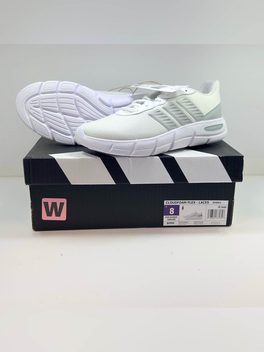 103. adidas Women’s Cloudfoam Flex- laces women’s 8